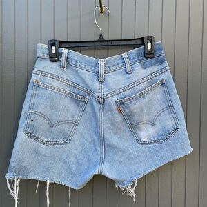 Vintage Orange Tab Levi’s Denim Shorts